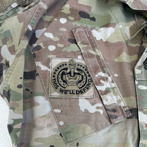 US Army Multicam Woodland Combat Uniform Blouse Size Small Drill Sergent - Picture 4 of 7